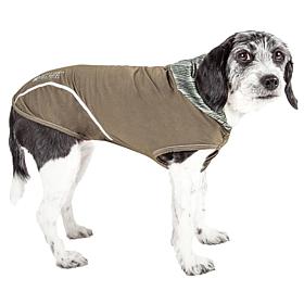 Pet Life Active Pull-Rover Two-Toned Sleeveless Dog T-shirt