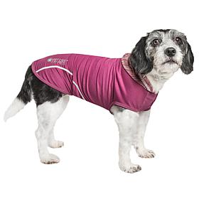 Pet Life Active Pull-Rover Two-Toned Sleeveless Dog T-shirt