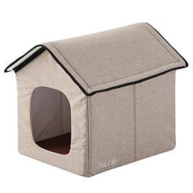 Pet Life Hush Puppy Electric Heating & Cooling Collapsible Pet House