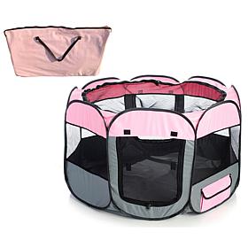 Pet Life Medium Lightweight Wire-Framed Collapsible Pet Playpen