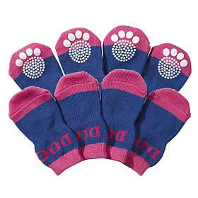 Pet Life Pet Socks with Rubberized Soles