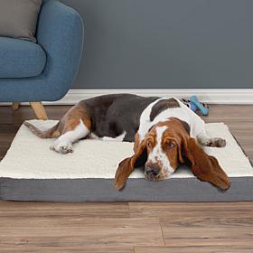 PETMAKER Orthopedic Sherpa Top Pet Bed - 36" x 27"