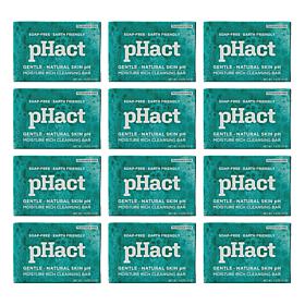 pHact 12-pack 1.5 oz. Moisture-Rich Cleansing Bars