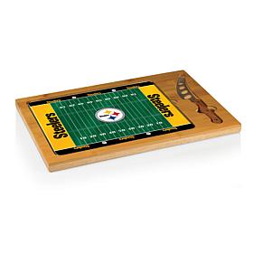Picnic Time Glass Top Cutting Board-Pittsburgh Steelers