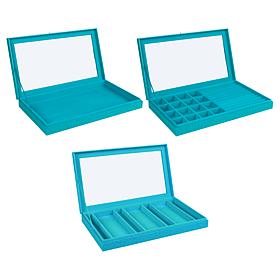 Prestige™ Anti-Tarnish Set of 3 Large Jewelry Boxes