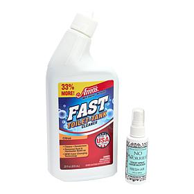 Professor Amos 33 oz. FAST Toilet & Tank Cleaner with Odor Block Spray
