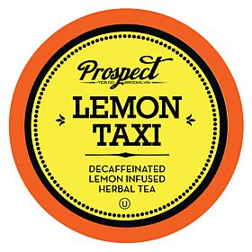 Prospect Tea Decaf Lemon Taxi Herbal Tea Pods for Keurig 40-Count