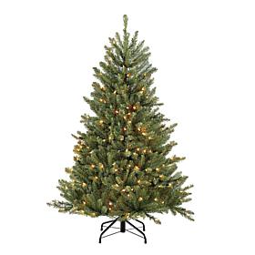 Puleo 4.5' Franklin Fir Artificial Christmas Tree w/250 Clear Lights