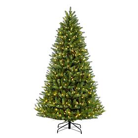 Puleo 6-1/2 ft. Pre-Lit Green Mountain Fir Artificial Christmas Tree