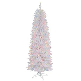 Puleo International 4.5' 150-Light Artificial Fir Christmas Tree White