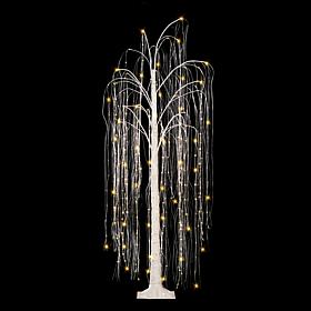 Puleo International 6' Pre-Lit Outdoor Willow Tree w/ 360 LED Lights