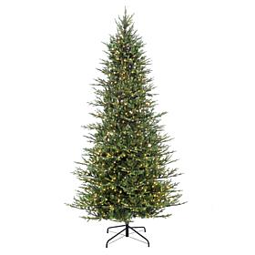 Puleo International 9' Pre-Lit Slim Balsam Fir  Christmas Tree
