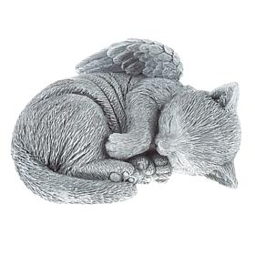 Pure Garden Pet Memorial Keepsake Statue - Sleeping Angel Cat
