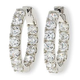 Radiance by Absolute™ 1" Inside-Outside Hugger Hoop Earrings