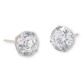 Radiance by Absolute™ 10K Gold 4ctw 100-Facet Round Stud Earrings