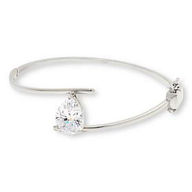 Radiance by Absolute™ 11.27ct Pear Cut Bypass Bangle Bracelet