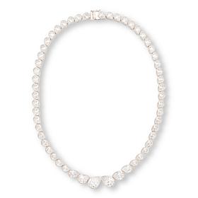 Radiance by Absolute™ 16" 75.35ctw Pear-Cut Stone Statement Necklace