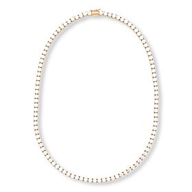 Radiance by Absolute™ 18" 4mm Round Magnetic Clasp Tennis Necklace