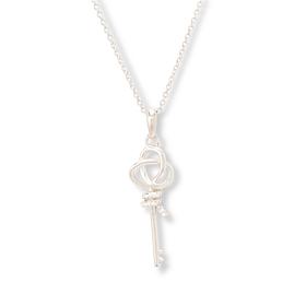 Radiance by Absolute™ 18" Pavé Knot Pendant Necklace