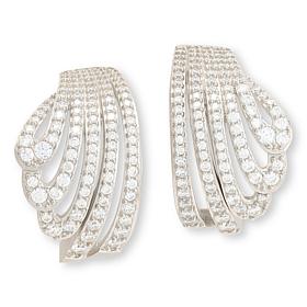 Radiance by Absolute™ 4.53ctw Fluid Wave Earrings