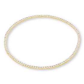 Radiance by Absolute™ 4mm Princess 20" Magnetic Tennis Necklace