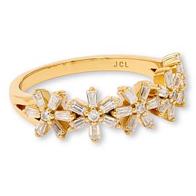 Radiance by Absolute™ 5-Flower CZ Band Ring