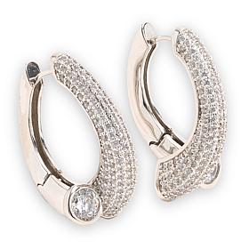 Radiance by Absolute™ 5.70ctw Round Stone Bypass Earrings