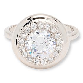 Radiance by Absolute™ 6.32ctw Framed Halo Circle Ring