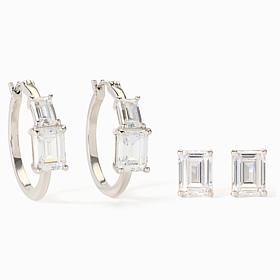 Radiance by Absolute™ Emerald-Cut Duet Earring Set
