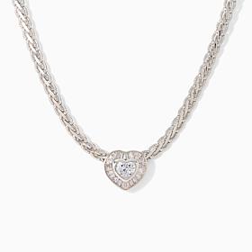 Radiance by Absolute Framed Heart Slide On Chain