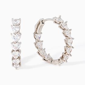 Radiance by Absolute Heart Cut Inside Out 1"Hoops