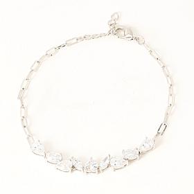 Radiance by Absolute™ Mixed Cut Paperclip Chain Bracelet