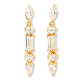 Radiance by Absolute™ Multi Shape CZ Sterling Silver Drop Earrings