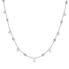 Radiance by Absolute™ Pear & Round 24" Station Necklace