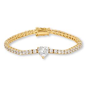 Radiance by Absolute™ Simulated Diamond Center Solitaire Line Bracelet