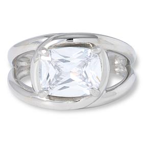 Radiance by Absolute™ Stainless Steel Cushion CZ Ring