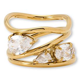 Radiance by Absolute™ Triple Wire Illusion Ring