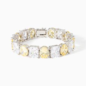 Radiance by Absolute™ White & Blue CZ Tennis Bracelet