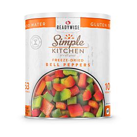 ReadyWise Simple Kitchen Dehydrated Red/Green Bell Peppers 153 Serving