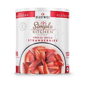 ReadyWise Simple Kitchen Sliced Strawberries - 18 Serving Can