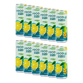 Recoup 12-pack Lemon Lime Organic Beverage with Ginger