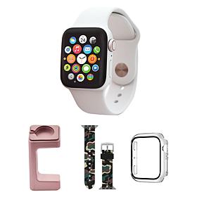 Refurbished Apple Watch Series 6 44mm GPS + Cellular Stainless Bundle