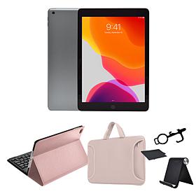 Refurbished Late 2019 Apple iPad 10.2" 32GB Wifi Bundle w/Case & Stand