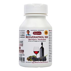 Resveratrol-100 - 30 Capsules