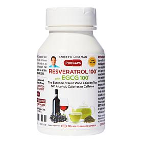 Resveratrol-100 EGCG-100 - 60 Capsules
