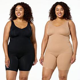 Rhonda Shear 2-pack Butterknit Tank Top with Built-In Bra