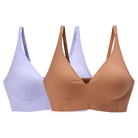 Rhonda Shear 2-pack Gel Bra without Back Closure