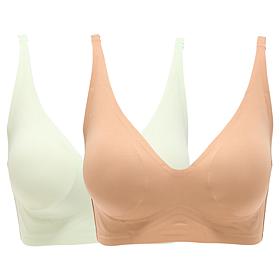 Rhonda Shear 2-pack Gel Bra without Back Closure
