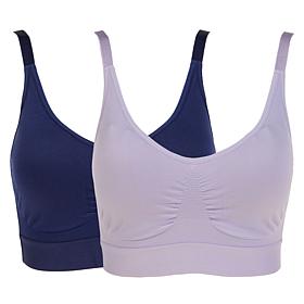 Rhonda Shear 2-pack Lace Back Ahh Bra