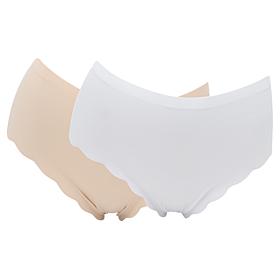 Rhonda Shear 2-pack Scalloped Leg Brief